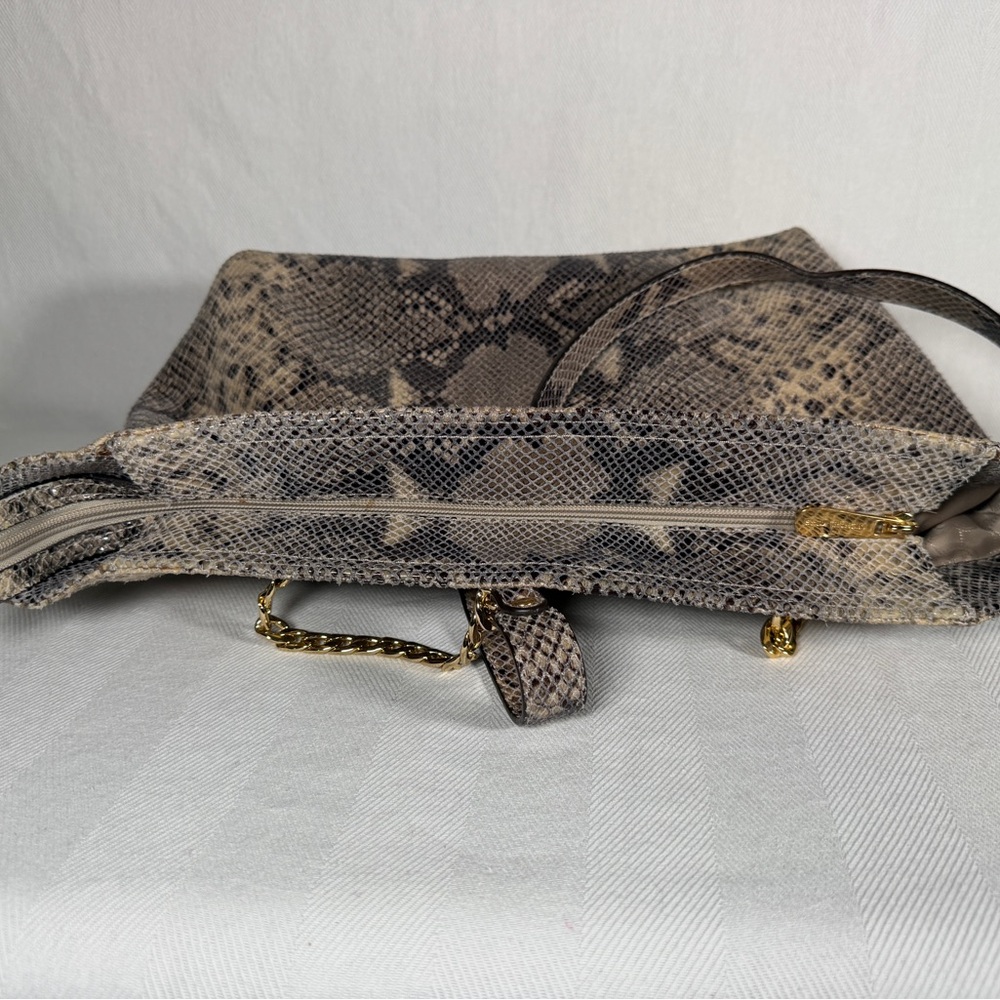 Michael Kors Python Snake Print Shoulder Bag - image 6